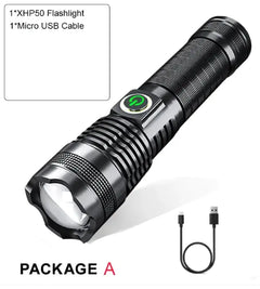 P50 Strong Light Zoom Flashlight