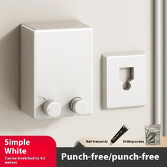 Invisible Punch-free Wall-mounted Clothesline