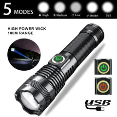 P50 Strong Light Zoom Flashlight