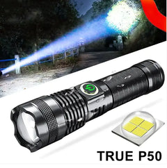 P50 Strong Light Zoom Flashlight